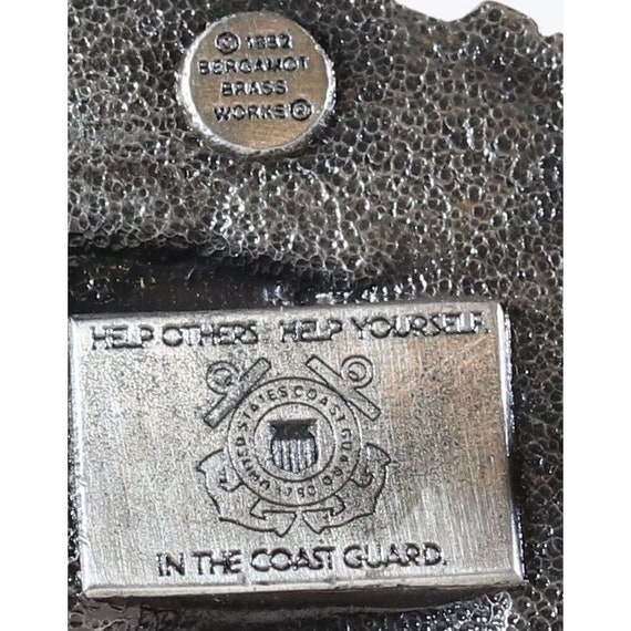 Belt Buckle US Coast Guard Bergamot Brass Works M… - image 3