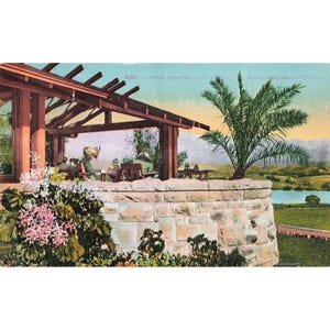 Cartão postal Potter Country Club Hope Ranch Santa Bárbara, Califórnia Dividido Voltar Não postado 1907-1915