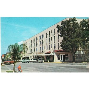 Postkarte Waterman Erinnerungs-Krankenhaus, Eustis, Lake County, Florida Vintage Chrom Unposted 1939-1970er Jahre