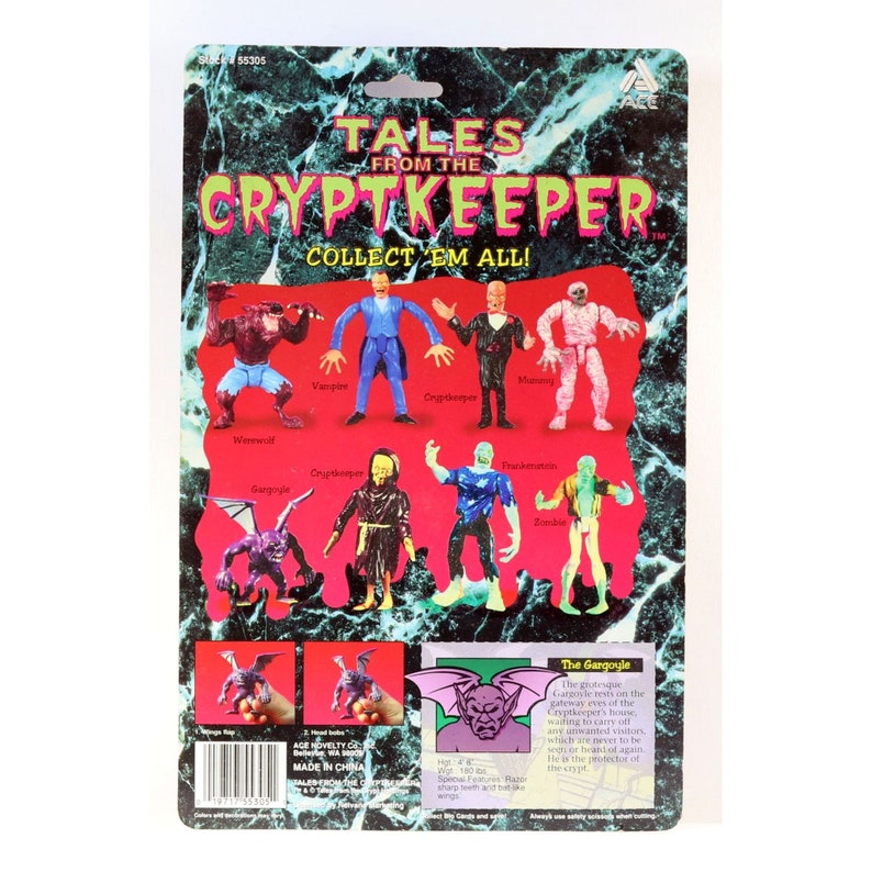 The Gargoyle Tales From the Crypt Cryptkeeper Figure Ace Etsy