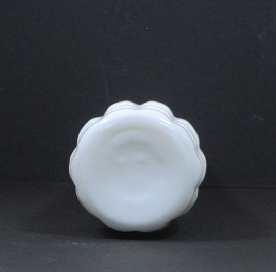 Vintage White Milk Glass Vase Bud Vase Eo Brody Milk Glass