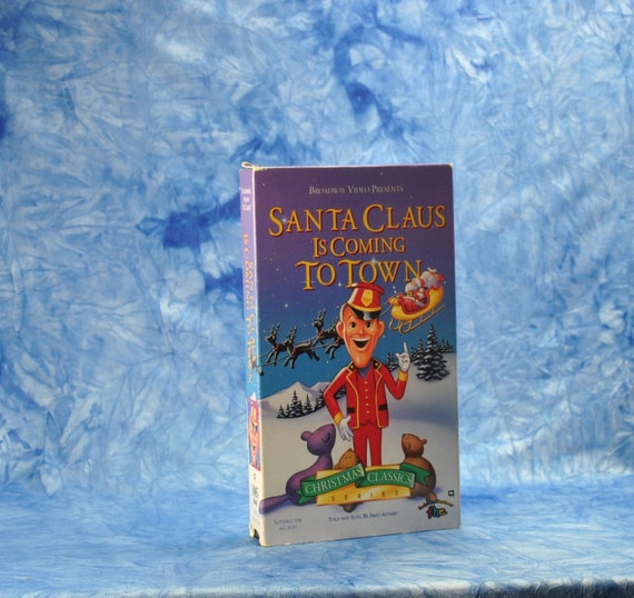 Vintage Vhs Tape Santa Claus Is Coming To Town 1970 Fred Astaire Mickey Rooney Keenan Wynn Paul Frees Joan Gardner Robie Lester