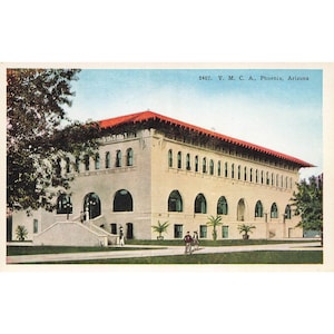 Vintage briefkaart Y.M.C.A., Phoenix, Arizona 5407