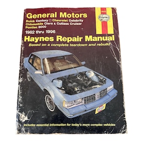 Vtg Haynes Repair Manual General Motors Buick/Oldsmobile/Pontiac 38005 1982-1996 GC
