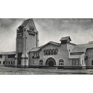 Cartão Postal Escola Normal Estadual Nova, San Jose, Cal. 373 Dividido Voltar Não Publicado 1907-1915
