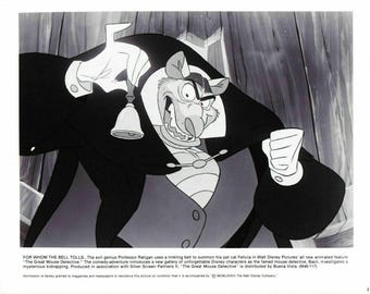 Foto promocional do Professor Ratigan, As Aventuras do Ratinho Detetive (1986)
