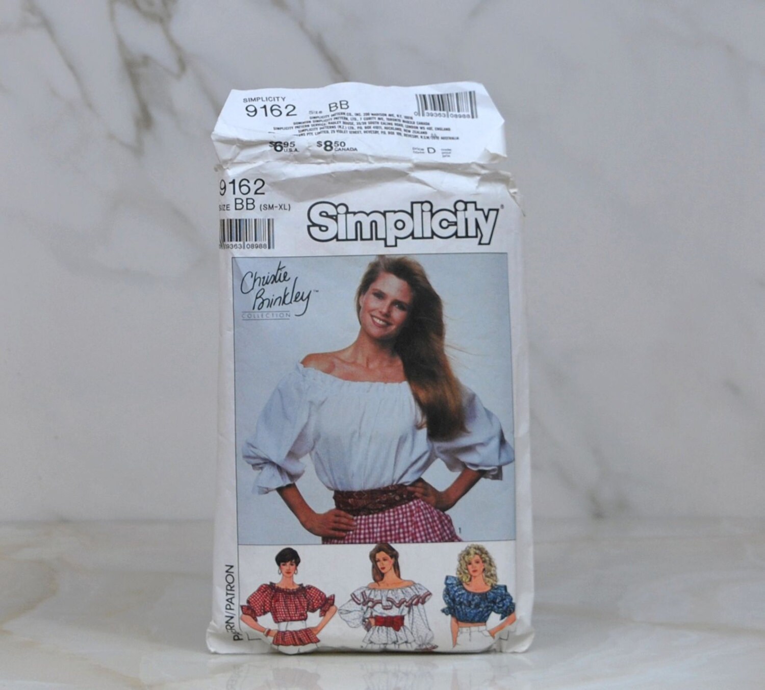 Vintage Simplicity Complete Cut Pattern 9162 1989 Christie