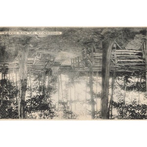 Carte postale vintage Chocorua Island Chapel, dos indivis, avant 1907