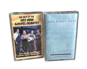 Vintage Gospel Cassette Tapes: Hee Haw Quartet & Oak Ridge Boys