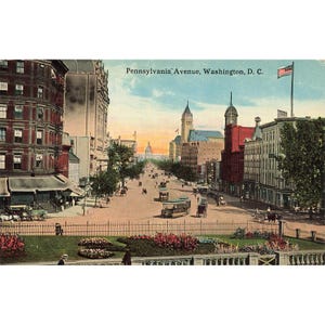 Postkarte Pennsylvania Avengers, Washington, D.C. Geteilt, Rückseite unbeschrieben