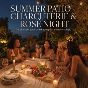 Charcuterie estivale en terrasse - Guide pour une soirée rosé | Idées de réceptions en extérieur faciles
