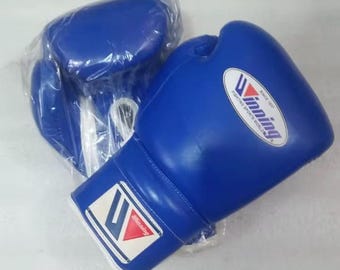 Op maat gemaakte leren winnende bokshandschoenen
