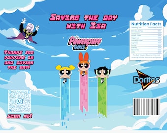 Power puff girls chip bag
