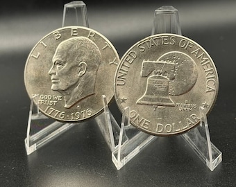 1976 Bicentennial Eisenhower CLAD Dollar – Circulated Ike Dollar (Flip)