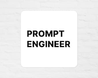 Prompt Engineer: laptopsticker AI-ontwikkelaar