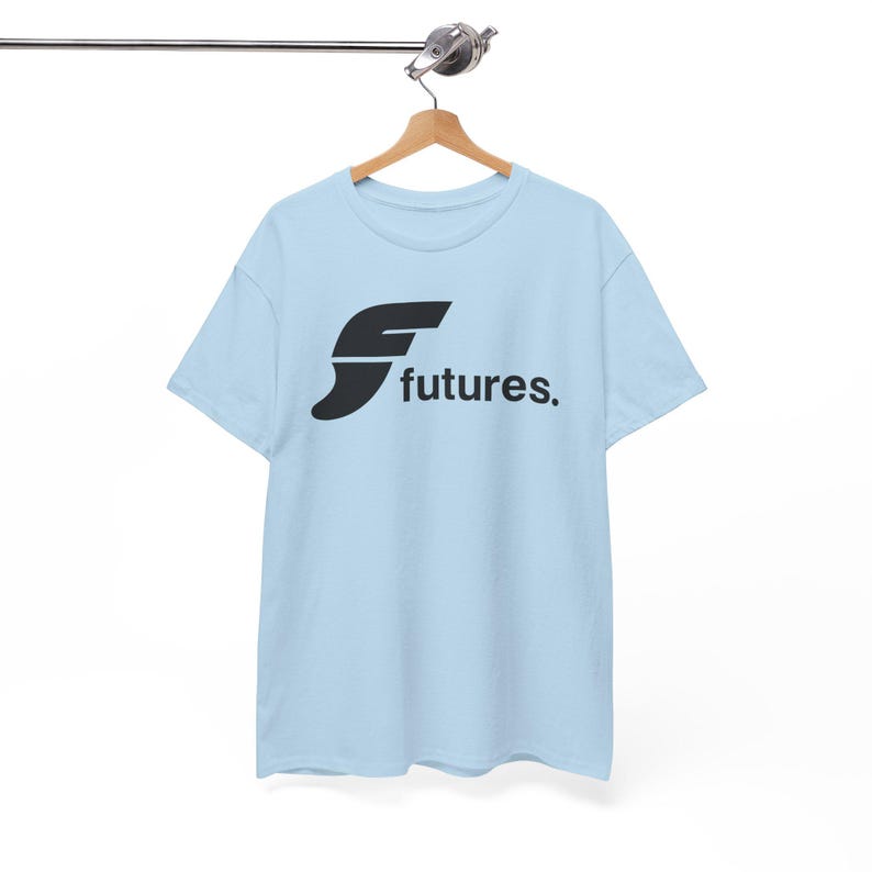 Futures-Logo-T-Shirt | Minimalistisches Börsen Shirt, Futures Fins surfen T-Shirt Bild 3