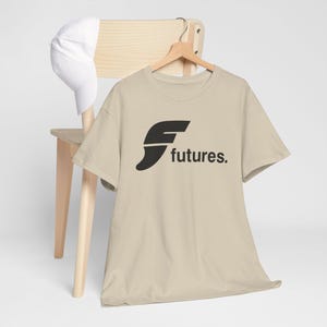 Futures-Logo-T-Shirt | Minimalistisches Börsen Shirt, Futures Fins surfen T-Shirt Bild 6
