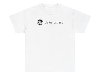 GE Aerospace Logo T-Shirt | 2018 Marineblaues Grafik-T-Shirt