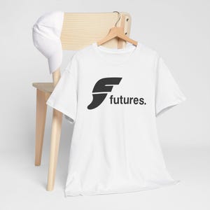 Futures-Logo-T-Shirt | Minimalistisches Börsen Shirt, Futures Fins surfen T-Shirt Bild 4