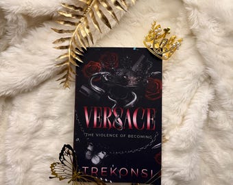 Versace: The Violence of Becoming – Maroon Edition Paperback (Exclusive Bonus Chapter) | Signed & Personalised Copy Available