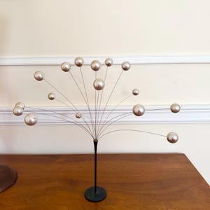 Vintage 60's Scandia Design Hellerup Kinetic Ball Sculpture Laurids Lonborg Style