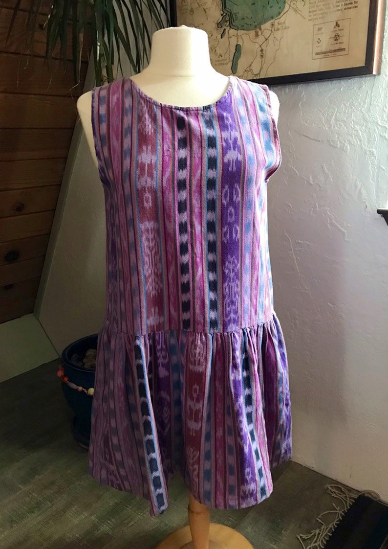 ikat cotton dress