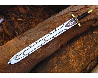 Hand Forged Stainless Steel Viking Sword Replica with Leather Sheath | Medieval Decor | Norse Collectible | Handmade Gift