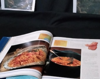The World's Finest Food Hardcover Cookbook, International Recipes Coffee Table Book, Vintage Illustrated Culinary Gift, Global Cuisine Art