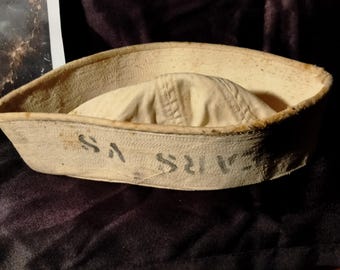 Original WWI Claire O Sears Military Hat Named 336th Field Artillery 1917