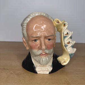 Vintage Royal Doulton Tchaikovsky Character Jug D7022 | Large Toby Mug | 1995 Hand Decorated English Collectible