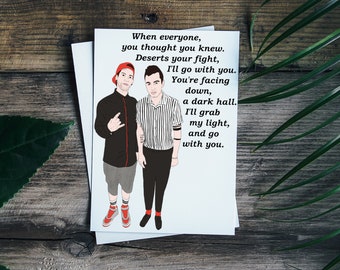 Twenty One Pilots Greeting Card: Fan Art