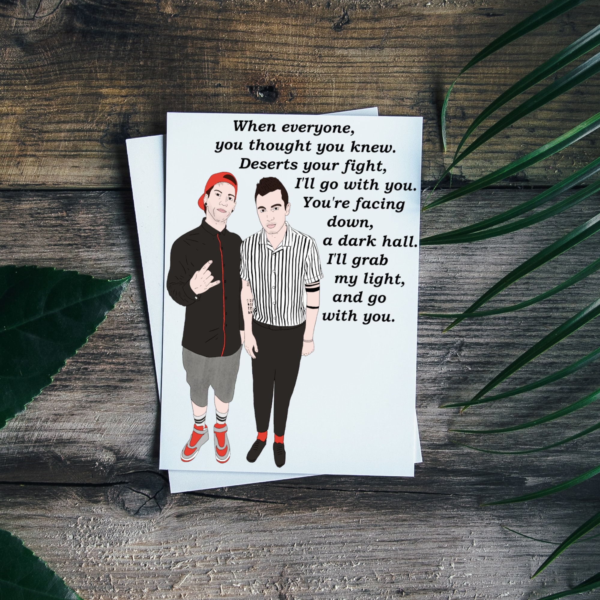 Twenty One Pilots Greeting Card: Fan Art - Etsy
