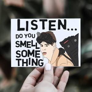 Ray Stantz Greeting Card || Ghostbusters || Listen, Do You Smell Something || Dan Aykroyd || 80s || Movies || Handmade || Just Because