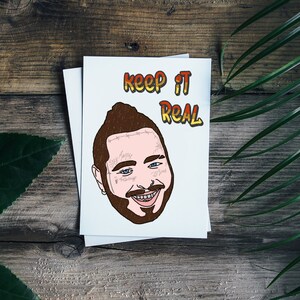 Post Malone Greeting Card