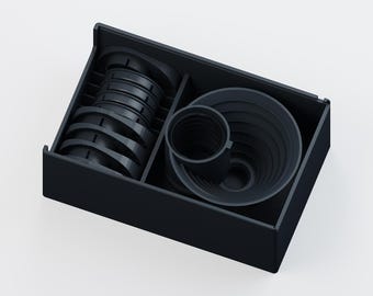 Premium Baffled Dew Shield Kit for Seestar S30 Pro, with Case