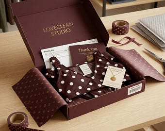 Completo bikini dai toni neutri, costume da bagno a pois marroni e neri, elegante outfit estivo da spiaggia.