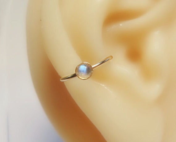 gold bee nose ring