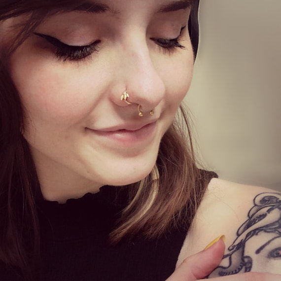 Celestial Aura Septum Piercing — Inchoo Bijoux