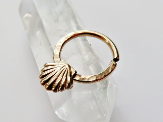 gold bee septum ring