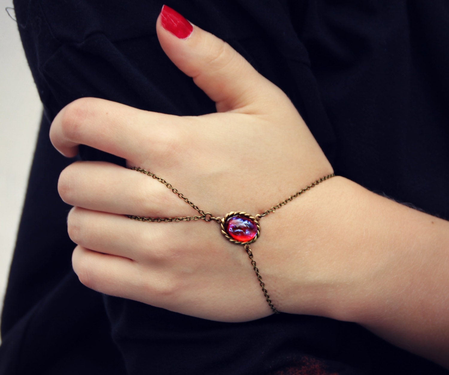 Mexican Opal Hand Chain Opal Bracelet Ring Dragons Breath Etsy Mexican Opal Hand Chain Opal Bracelet Ring Dragons Breath Etsy