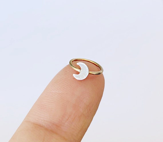 gold bee nose ring