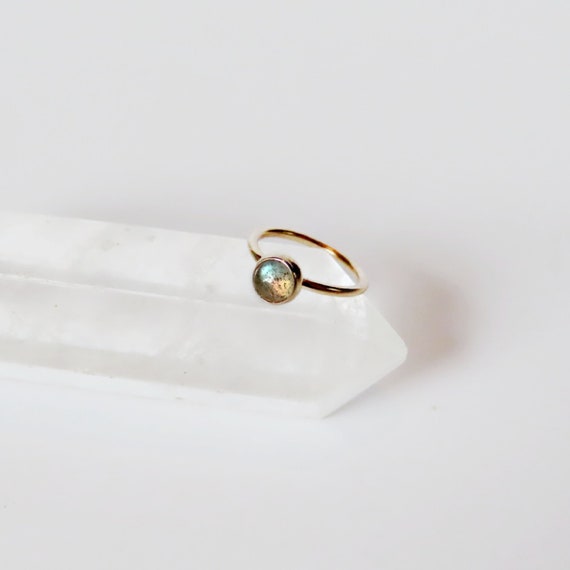 gold bee nose ring