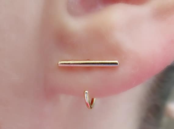 gold bee nose ring
