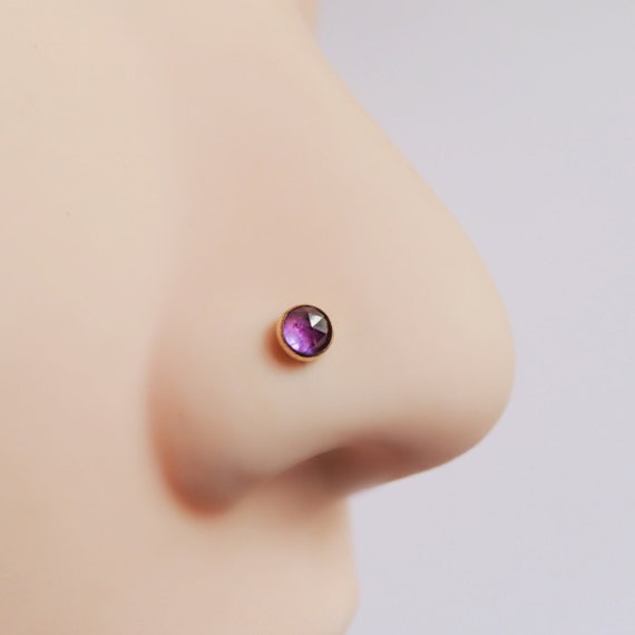 gold bee nose ring