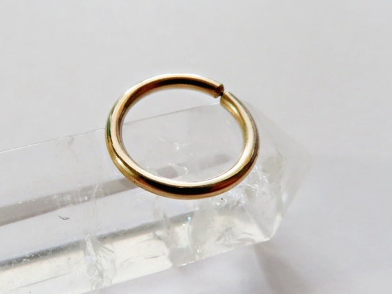 gold filled septum hoop, gold septum ring,  8mm gold septum ring, 10mm gold septum ring, 20 gauge gold septum ring, 18 gauge septum piercing
