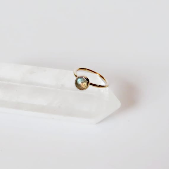 gold bee nose ring