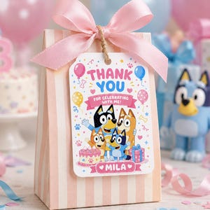 Editable Bluey Birthday Invitation , Bluey Party Invite, Bluey Kids Birthday Invite, Bluey Twoey 2nd Birthday Girl Invitation image 5
