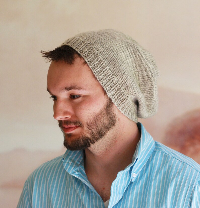mens floppy beanie hat