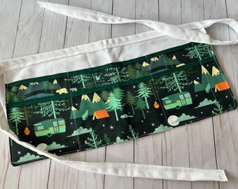 Camping pocket apron