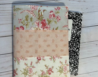 Pink Floral Composition Notebook Cover